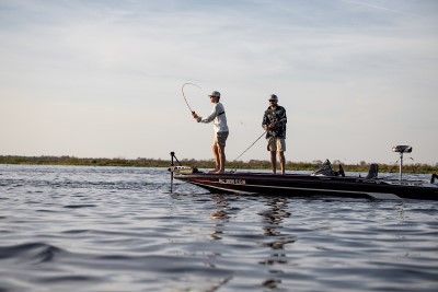 Mach Anglers Fishing Off Boat